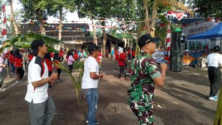 SENAM PAGI DALAM RANGKA HUT KE-79 REPUBLIK INDONESIA