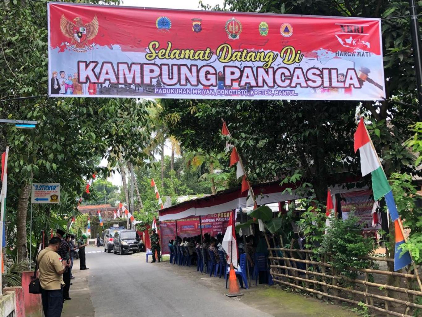 Pembentukan Kampung Pancasila Padukuhan Mriyan Website Kalurahan Donotirto