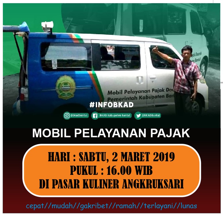 MOBIL KELILING PELAYANAN PAJAK PBB - Website Kalurahan Donotirto